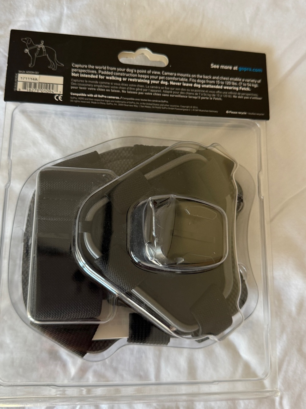 GoPro Black Fetch Dog Harness with Camera Mount - Picture 3 of 5